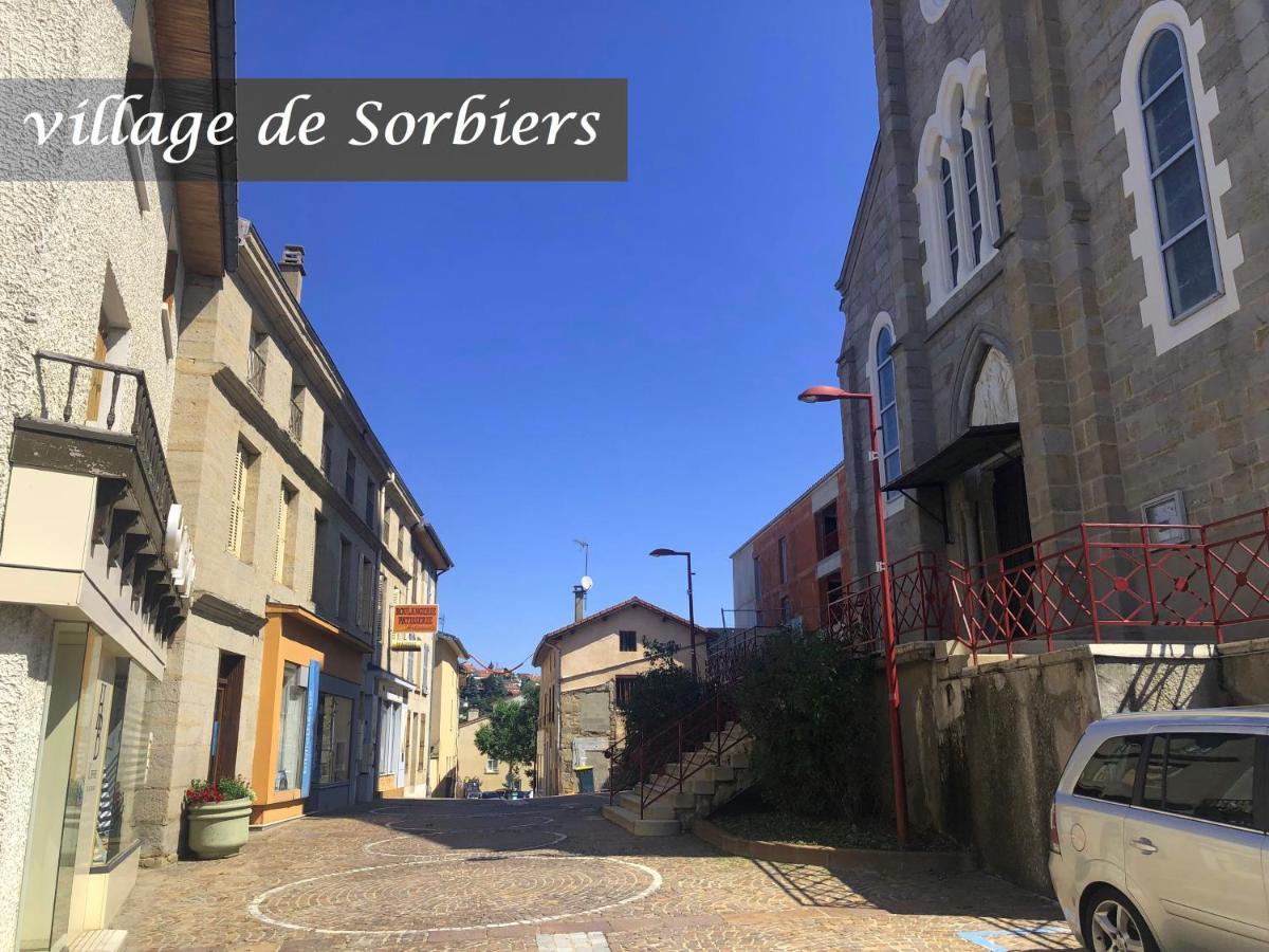Ferienwohnung Les Combles D Agate Sorbiers  Exterior foto